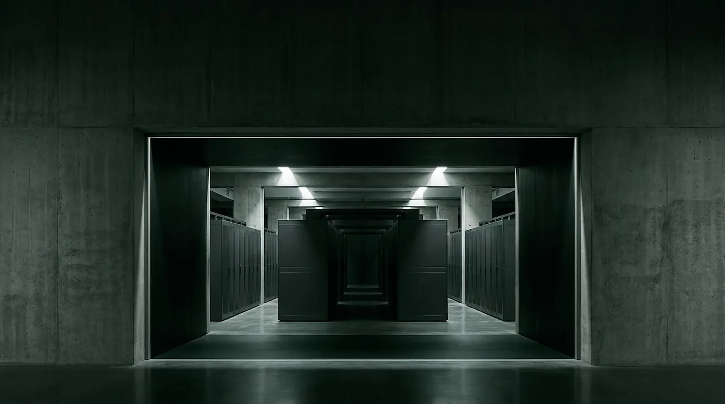 Sovereign data hall interior - dedicated cloud environment inside Saudi Arabia